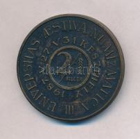 Bogár Lívia (1957-) 1987. "Keszthelyi Éremgyűjtő Csoport / UNIVERSITAS AESTIVA NUMISMATICA - 19...