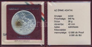 1984. 500Ft Ag "Téli olimpia-Sarajevo" T:BU Eredeti tokban, tanúsítvánnyal! Csak 8000db!