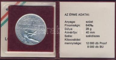 1984. 500Ft Ag "Los Angeles-i Nyári Olimpia" T:BU Csak 8000db! Eredeti tokban, tanúsítvánn...