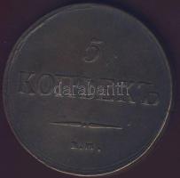 Oroszország 1837EM 5k T:2/3+