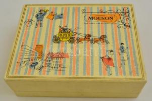 Mouson szappan és kölni, eredeti dobozában, 14x11x4 cm