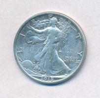 Amerikai Egyesült Államok 1918. 1/2$ Ag Standing Liberty T:2-,3 k. USA 1918. 1/2 Dollar Ag Standing Liberty C:VF,F scratch