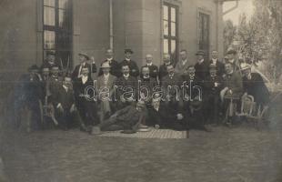1908 Hódmezővásárhely, urak csoportképe. photo