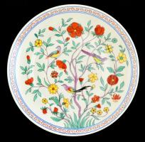 Herendi Oriental Garden mintás tányér, kézzel festett, jelzett, hibátlan, d:25,5 cm