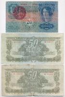 9db-os vegyes pengő és adópengő bankjegy tétel T:III,III-