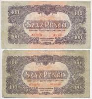 9db-os vegyes pengő és adópengő bankjegy tétel T:III,III-