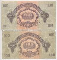 9db-os vegyes pengő és adópengő bankjegy tétel T:III,III-