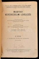 Magyar kereskedelmi levelezés. Szerk.: Krisch Jenő - Thurzó Nagy Árpád. 2. rész. Bp., [1929], Révai....