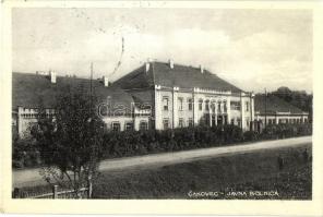 Csáktornya, Cakovec; Javna Bolnica / Kórház. Jagic és Benko kiadása / public hospital + 1941 Csáktornya visszatért So. Stpl. (EK)