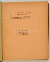 cca 1941 Antos István (1908-1960) közgazdász, későbbi pénzügyminiszter 3 művének gépelt előadói kézi...