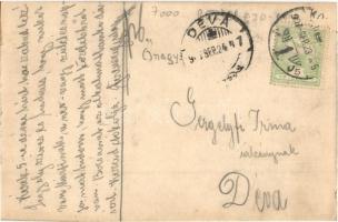 1907 Hungarian art postcard. Letter from  the artist s: Ferenczy Gyula