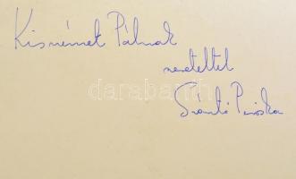 1976 Szántó Piroska album, 12 db színes ofszet, teljes, dedikált, borítón kis gyűrődéssel,40×28 cm