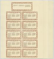 1989. "budaprint - Soproni Pamutipar Rt." részvéyne 1.000.000Ft-ról (3x), szárazpecséttel,...