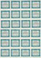 1992. "Kontrax Irodtechnika Részvénytársaság" részvénye 1000Ft-ról, szelvényekkel (2x) + 1...