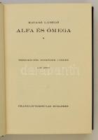Ravasz László: Alfa és Ómega - prédikációk, beszédek, cikkek I-II. kötet, Franklin Társulat, Bp., ar...