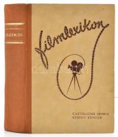 Filmlexikon. Szerk.: Castiglione Henrik - Székely Sándor. Bp., é. n., Merkantil Nyomda. Kiadói félvászon-kötésben, kissé kopott borítóval, a kötés a 576-577. oldalnál ketté vált.