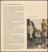 cca 1970 "Deutsche Lufthansa - Üdvözöljük a Német Demokratikus Köztársaságban" képekkel il...