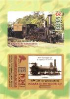 39 db MODERN magyar és külföldi vasúti, pályaudvari és vonatos képeslap / 39 modern Hungarian and Eu...