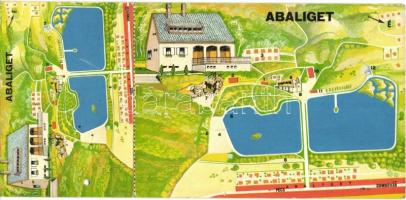 16 db MODERN térképes motívumlap / 16 modern map motive postcards