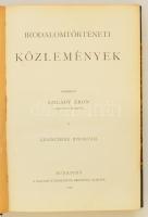 Szilády Áron (szerk.): Irodalomtörténeti közlemények. Kilencedik évfolyam. Bp., 1899. MTA. Korabeli ...