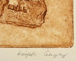 Kárpáti Gergely (?-): Filterek I-III. Rézkarc, papír, jelzett, 10×15 cm (3×)