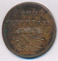 1704. X Poltura Cu "II. Rákóczi Ferenc" (8,06g) T:2
Hungary 1704. X Poltura Cu "Fran...