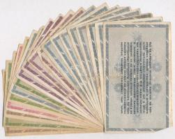 1946. 20db-os vegyes Adópengő tétel T:III,III-