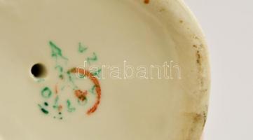 Hollóházi porcelán mókus, kézzel festett, hibátlan, jelzett, m: 14 cm