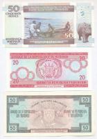 Burundi 1988-2007. 10Fr-100Fr 5db különböző bankjegy + Ruanda 2003. 100Fr T:I
Burundi 1988-2007. 10...