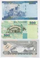 6db különböző bankjegy afrikai országokból, közte Etiópia, Kenya, Tanzánia T:I,III
6pcs of differen...