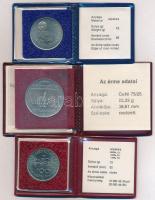 1983. 100Ft alpakka "Széchenyi István" +  100ft Cu-Ni "FAO-SOROZAT II. - Több gabonát...