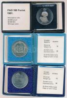 1981. 100Ft Ni "FAO I. - Világélelmezési nap" + 1983. 100Ft alpakka "Czóbel Béla&quot...