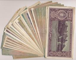 42db-os vegyes magyar pengő bankjegy tétel T:III,III-
