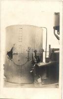 6 db RÉGI Osztrák-magyar sérült hadihajó, fotó képeslapok / 6 pre-1920 K.u.K. Kriegsmarine damaged w...