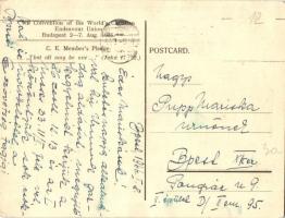 1935 Budapest, 9th Convention of the World's Christian Endeavour Union. Ut Omnes Unum Sint s: B...