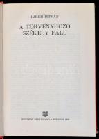 Imreh István: A törvényhozó székely falu. Bukarest, 1983, Kriterion. Kiadói kartonált papírkötés, ki...