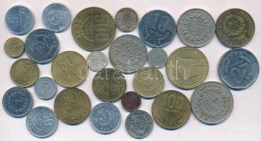 Costa Rica 1905-2012. 27db különböző fémpénz, közte 2db ezüst T:2,2- Costa Rica 1905-2012. 27pcs of different metal coins, with 2 silver pieces C:XF,VF
