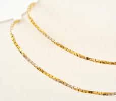 Arany (Au) nyaklánc, 14K, jelzett, h: 39 cm nettó: 4,8 g