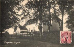 Kageröd, Kyrka / church, TCV card (EK)