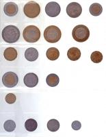 Mexikó 1946-2013. 32db különböző fémpénz két berakólapon T:2,2-
Mexico 1946-2013. 32pcs of differen...