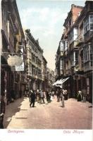 Cartagena, Calle Mayor / main street with shops