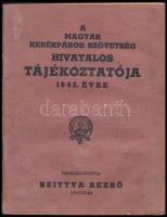 1942 A Magyar Kerékpáros Szövetség hivatalos tájékoztatója 1942. évre. Összeállította: Szittya Rezső. Benne a szövetség elnökségének és tisztikarának, valamint tagjainak névsorával. Papírkötés, foltos, hullámos lapokkal, 64 p.