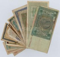 16db-os vegyes külföldi bankjegy és szükségpénz tétel, közte Ausztria, Cseh-Morva Protektorátus, Oro...