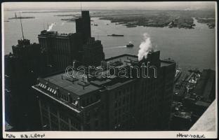 cca 1930-1940 H.B. Leon: New York, feliratozott fotó, 12x19 cm / cca 1930-1940 H.B. Leon: New York, ...
