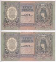 1943. 1000P (2x) sorszámkövetők T:I,I-