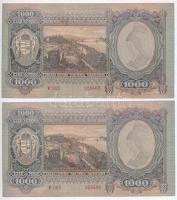 1943. 1000P (2x) sorszámkövetők T:I,I-