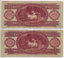 1947. 100Ft (2x) T:III-
Adamo F27