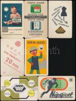 1966-1969 15 db különböző kártyanaptár