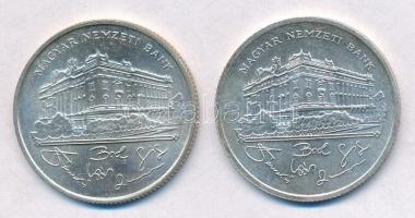1992-1993. 200Ft Ag "MNB" (2x) T:2