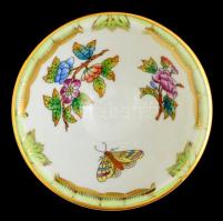 Herendi Viktória mintás angyalkás tálka, kézzel festett, hibátlan, m:9 cm, d:8,5 cm